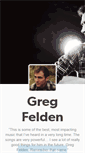 Mobile Screenshot of gregfelden.com